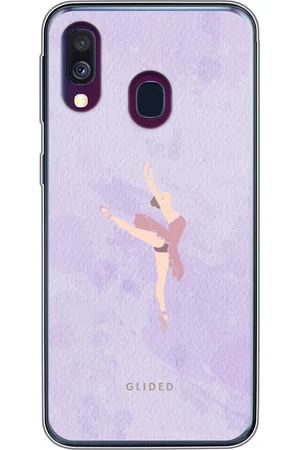Glided Lavender - Samsung Galaxy A40 Handyhülle - Soft case