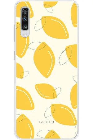 Glided Abstract Lemon - Samsung Galaxy A70 Handyhülle - Soft case