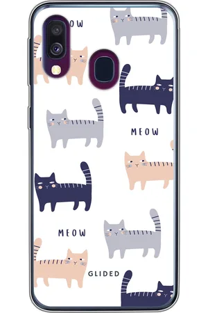 Glided Purrfection - Samsung Galaxy A40 Handyhülle - Soft case