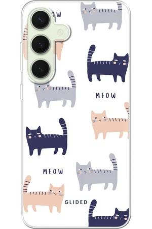 Glided Purrfection - Samsung Galaxy S25 Plus Handyhülle - Soft case