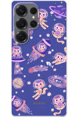 Glided Space Cat - Samsung Galaxy S25 Ultra Handyhülle - Soft case