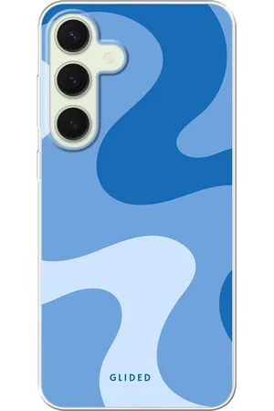 Glided Blue Wave - Samsung Galaxy S25 Plus Handyhülle - Soft case