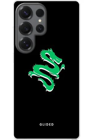 Glided Emerald Dragon - Samsung Galaxy S25 Ultra Handyhülle - Soft case