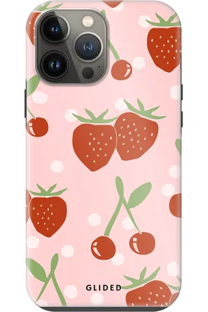 Glided Cherry meets Strawberry - iPhone 13 Pro Max Handyhülle - Tough case