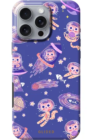 Glided Space Cat - iPhone 16 Pro Max Handyhülle - Tough case