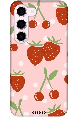 Glided Cherry meets Strawberry - Samsung Galaxy S23 Handyhülle - Tough case