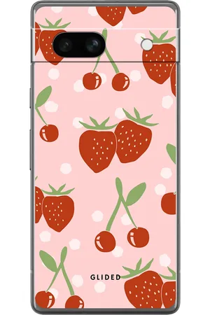 Glided Cherry meets Strawberry - Google Pixel 7a Handyhülle - Tough case