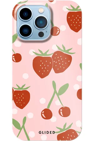 Glided Cherry meets Strawberry - iPhone 14 Pro Max Handyhülle - Tough case