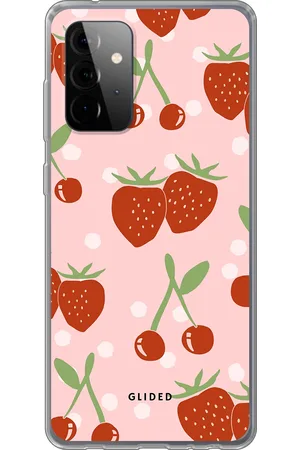Glided Cherry meets Strawberry - Samsung Galaxy A72 5G Handyhülle - Tough case