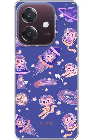 Glided Space Cat - Oppo A60 5G Handyhülle - Soft case