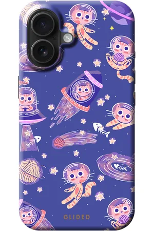 Glided Space Cat - iPhone 16 Handyhülle - Tough case