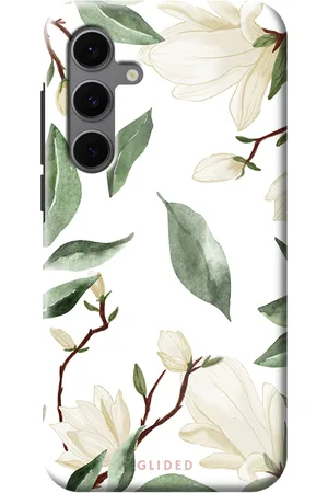 Glided White Elegance - Samsung Galaxy S24 FE Handyhülle - Soft case