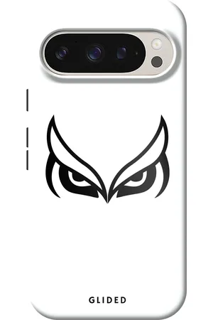 Glided White Owl - Google Pixel 9 Pro Handyhülle - Soft case