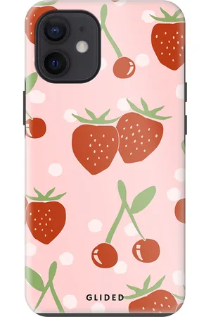 Glided Cherry meets Strawberry - iPhone 12 mini Handyhülle - Tough case