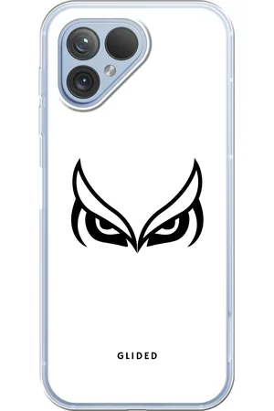 Glided White Owl - Fairphone 5 Handyhülle - Soft case