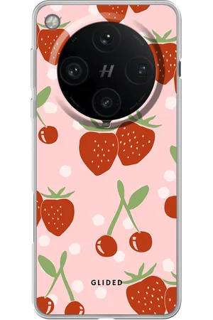 Glided Cherry meets Strawberry - Oppo Find X8 Pro Handyhülle - Soft case