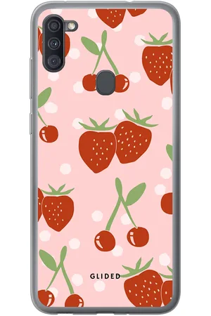 Glided Cherry meets Strawberry - Samsung Galaxy A11 Handyhülle - Soft case