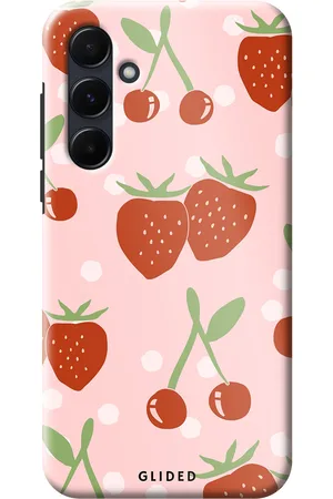 Glided Cherry meets Strawberry - Samsung Galaxy A55 Handyhülle - Soft case