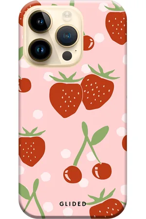 Glided Cherry meets Strawberry - iPhone 14 Pro Handyhülle - Tough case