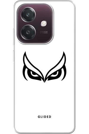 Glided White Owl - Oppo A60 5G Handyhülle - Soft case