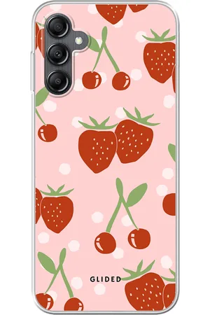 Glided Cherry meets Strawberry - Samsung Galaxy A14 5G Handyhülle - Tough case