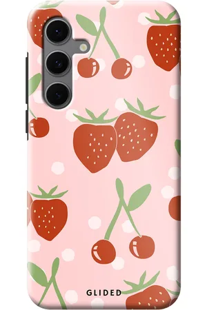 Glided Cherry meets Strawberry - Samsung Galaxy S24 FE Handyhülle - Soft case