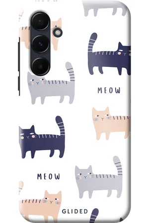 Glided Purrfection - Samsung Galaxy A55 Handyhülle - Soft case