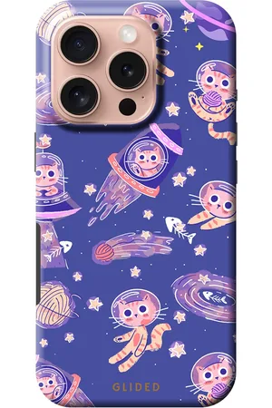 Glided Space Cat - iPhone 16 Pro Handyhülle - Tough case
