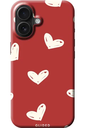 Glided Red Love - iPhone 16 Handyhülle - Tough case