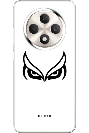 Glided White Owl - Oppo Reno12 F Handyhülle - Soft case