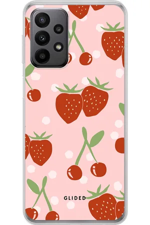 Glided Cherry meets Strawberry - Samsung Galaxy A23 5G Handyhülle - Soft case
