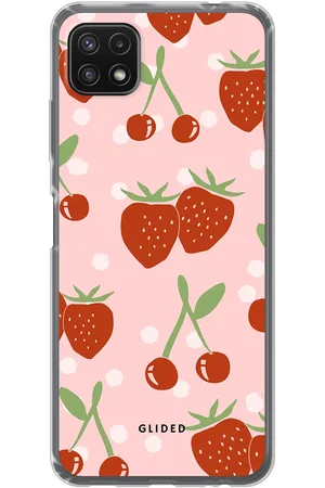 Glided Cherry meets Strawberry - Samsung Galaxy A22 5G Handyhülle - Tough case