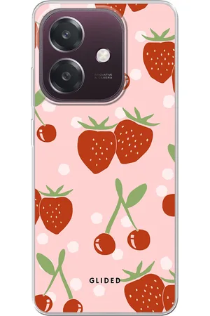 Glided Cherry meets Strawberry - Oppo A60 5G Handyhülle - Soft case