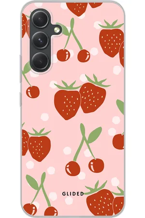 Glided Cherry meets Strawberry - Samsung Galaxy A54 5G Handyhülle - Tough case