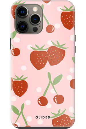 Glided Cherry meets Strawberry - iPhone 12 Pro Max Handyhülle - Tough case