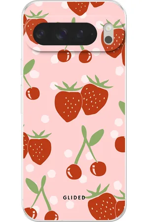 Glided Cherry meets Strawberry - Google Pixel 9 Pro XL Handyhülle - Soft case