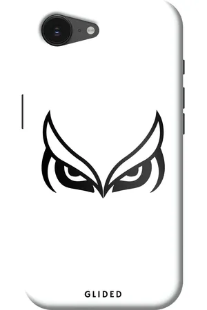 Glided White Owl - iPhone 16e Handyhülle - Soft case
