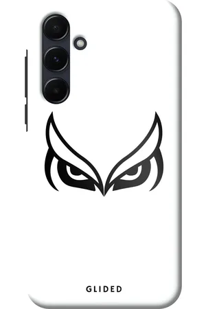 Glided White Owl - Samsung Galaxy A55 Handyhülle - Soft case