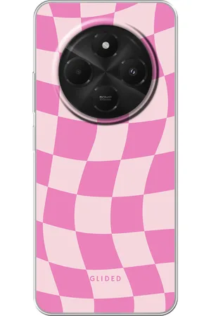 Glided Pink Chess - Xiaomi Redmi 14C Handyhülle - Soft case