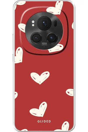 Glided Red Love - Honor Magic 6 Pro Handyhülle - Soft case