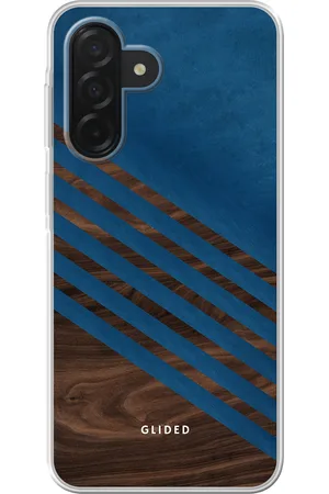 Glided Blue Wood - Samsung Galaxy A26 Handyhülle - Soft case