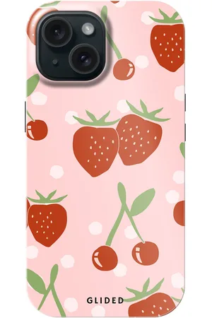Glided Cherry meets Strawberry - iPhone 15 Handyhülle - Tough case