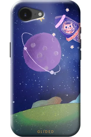 Glided Galaxy Cat - iPhone 16e Handyhülle - Soft case