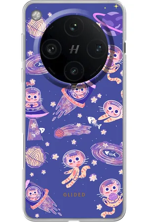 Glided Space Cat - Oppo Find X8 Pro Handyhülle - Soft case