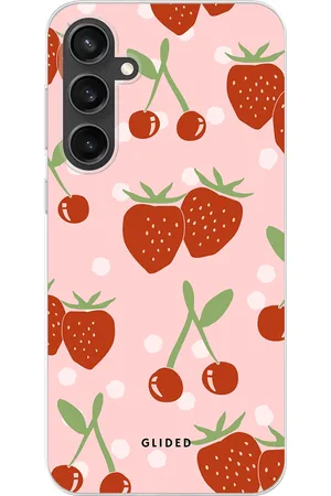 Glided Cherry meets Strawberry - Samsung Galaxy S23 FE Handyhülle - Soft case