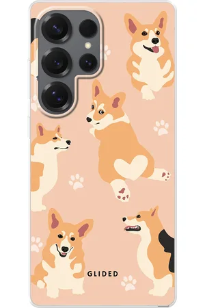 Glided Corgi Love - Samsung Galaxy S25 Ultra Handyhülle - Tough case