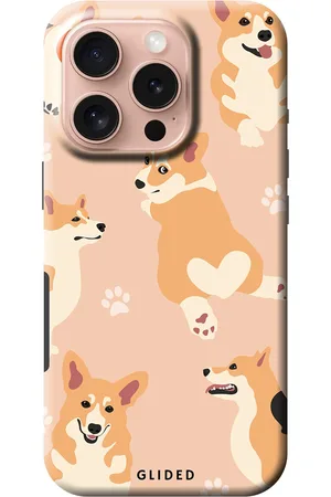 Glided Corgi Love - iPhone 16 Pro Handyhülle - Tough case