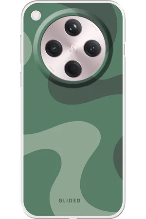Glided Green Wave - Oppo Find X8 Handyhülle - Soft case