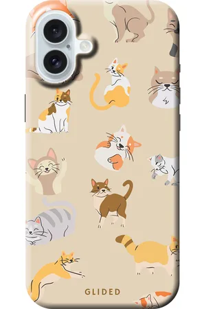 Glided Meow - iPhone 16 Plus Handyhülle - Tough case