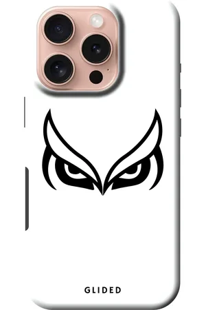 Glided White Owl - iPhone 16 Pro Handyhülle - Tough case